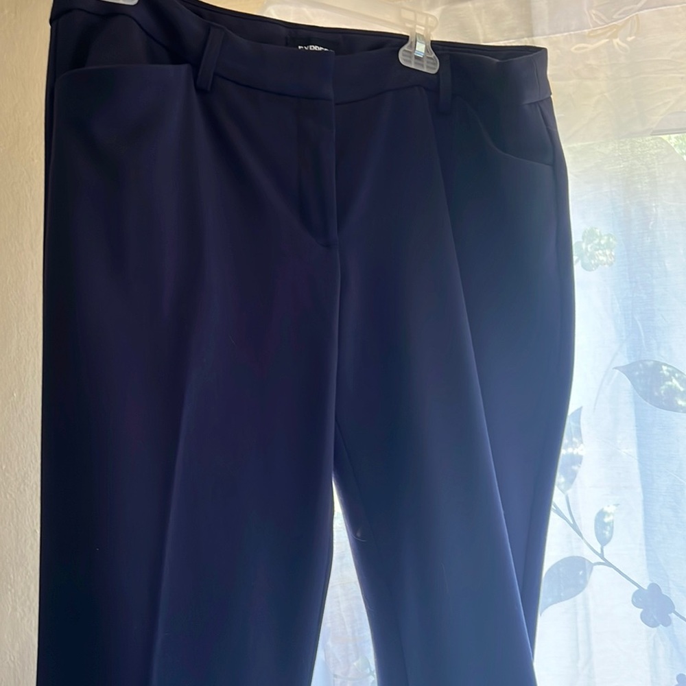 Express editor pants size 14r navy blue